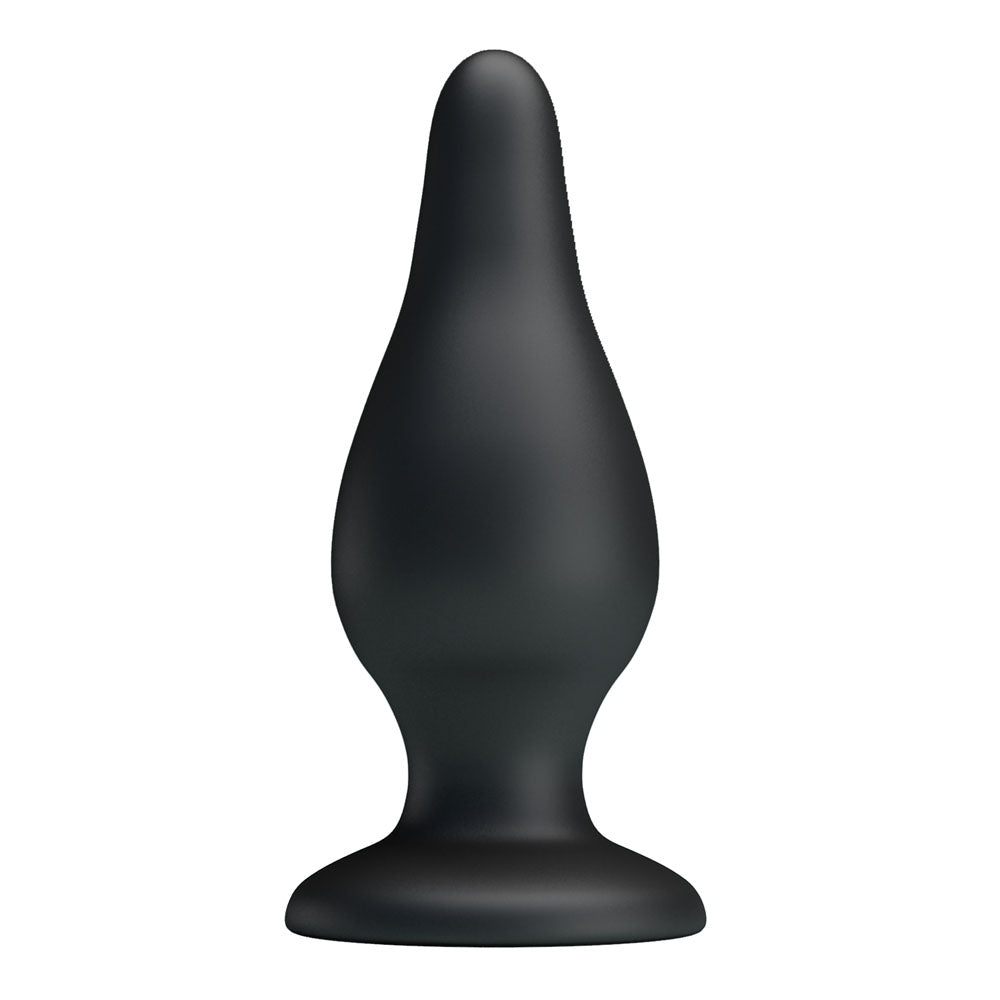 Party Up JEREMY Butt Plug - Black 15.4 cm