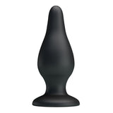 Party Up JEREMY Butt Plug - Black 15.4 cm