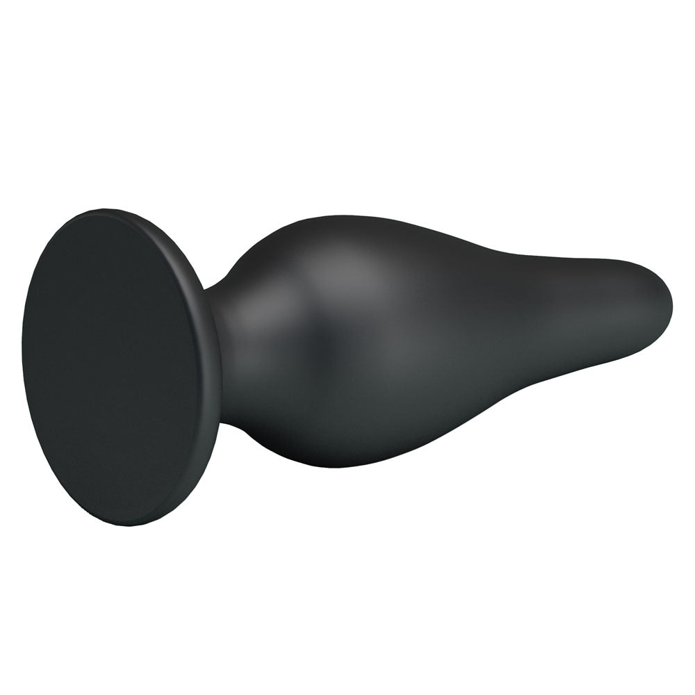 Party Up JEREMY Butt Plug - Black 15.4 cm