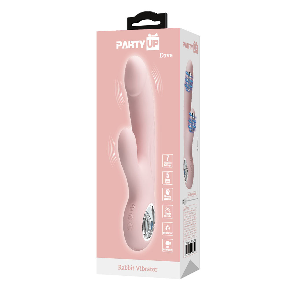 Party Up DAVE Rabbit Vibe - Pink