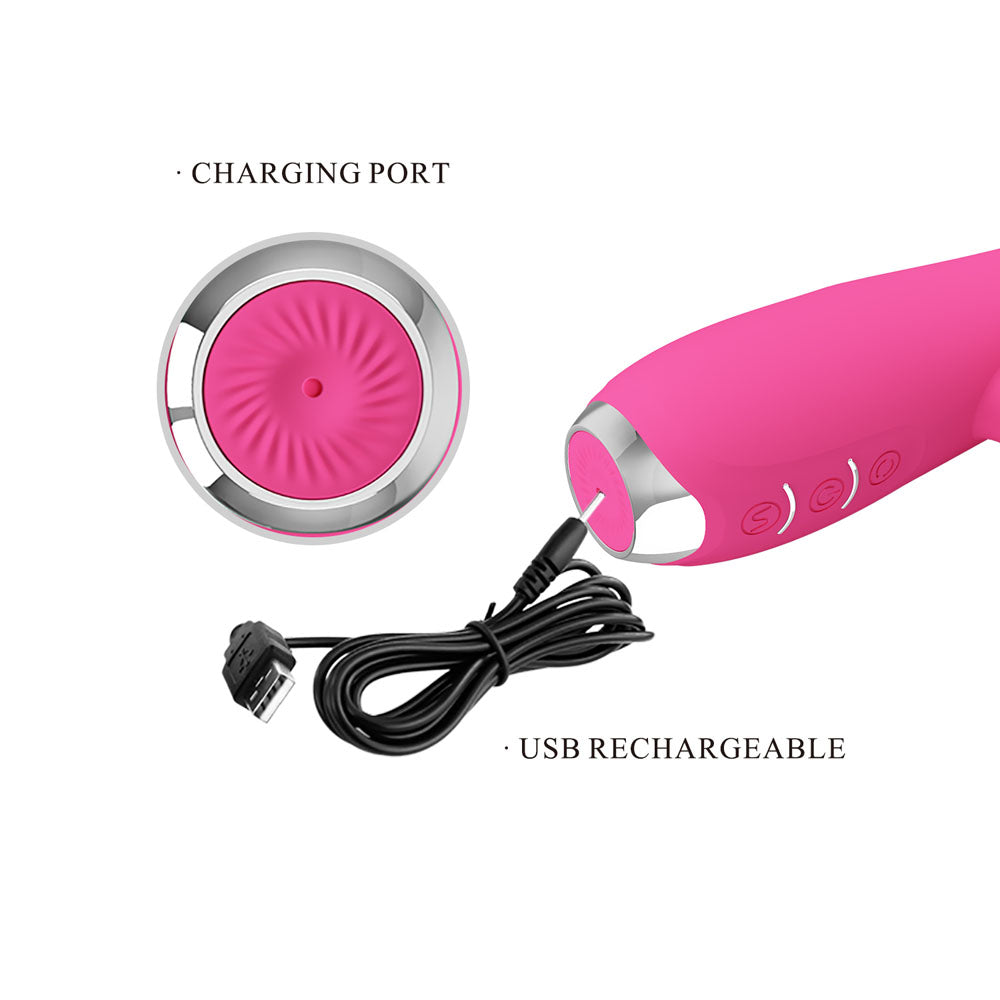 Party Up ERIC Rotating Beads Vibrator - Pink