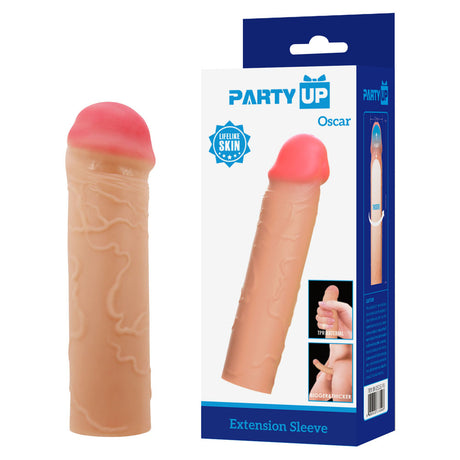 Party Up OSCAR 1 Inch Extender Sleeve - Flesh