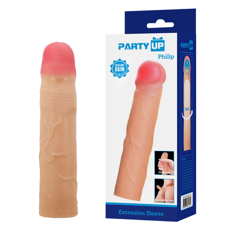 Party Up PHILIP 3 Inch Extender Sleeve - Flesh