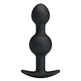 Party Up JAMES Anal Bead Plug - Black 10.4 cm