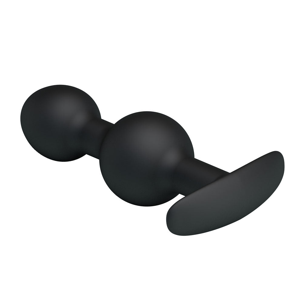 Party Up JAMES Anal Bead Plug - Black 10.4 cm