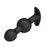 Party Up JAMES Anal Bead Plug - Black 10.4 cm