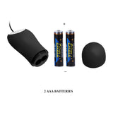 Party Up JASON Vibrating Anal Plug - Black
