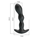 Party Up JIM Vibrating Plug - Black