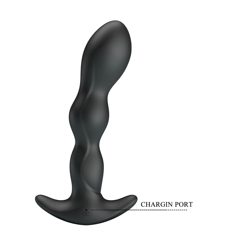Party Up JIM Vibrating Plug - Black