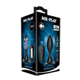 MR PLAY Vibrating Anal Plug - 10.8 cm Rechargeable with Remote