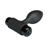 Party Up KEN Vibrating Butt Plug - Black 8.6 cm