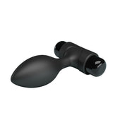 Party Up KEN Vibrating Butt Plug - Black 8.6 cm