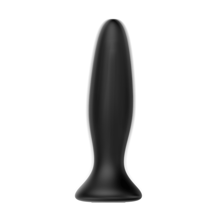 MR PLAY Vibrating Anal Plug - Black 12.8 cm