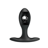Party Up KEVIN Inflatable Butt Plug - Black 9.1 cm