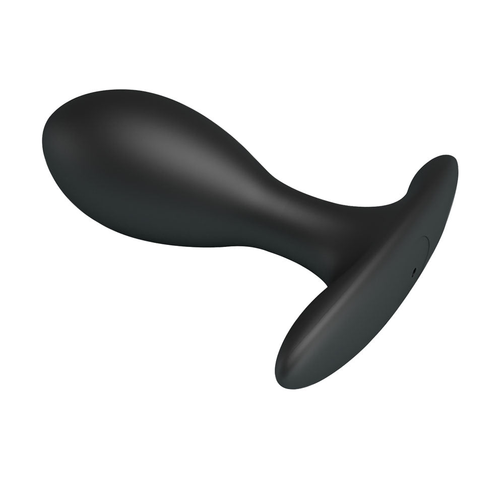 Party Up KEVIN Inflatable Butt Plug - Black 9.1 cm