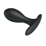 Party Up KEVIN Inflatable Butt Plug - Black 9.1 cm