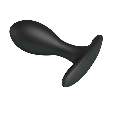 Party Up KEVIN Inflatable Butt Plug - Black 9.1 cm