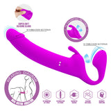 Party Up OLIVER Strapless Strap-On - Purple