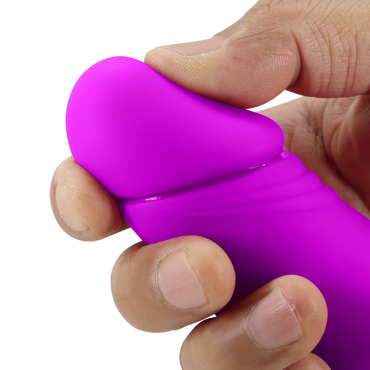 Party Up OLIVER Strapless Strap-On - Purple