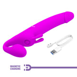 Party Up OLIVER Strapless Strap-On - Purple