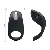 Party Up KING Rechargeable Cock Ring - Black
