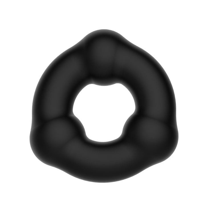 CRAZY BULL Beaded Cock Ring - Black Cock Ring