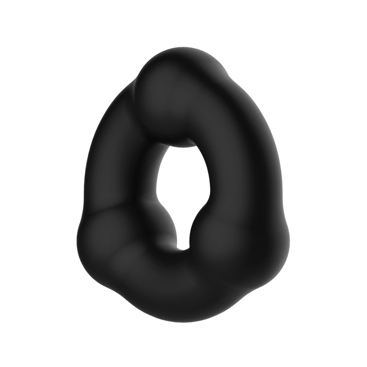 CRAZY BULL Beaded Cock Ring - Black Cock Ring