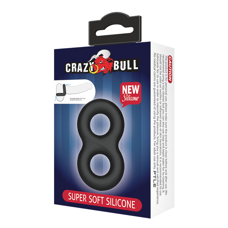 CRAZY BULL Double Donut Cock & Ball Ring