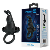 Party Up LARRY Vibrating Cock Ring - Black