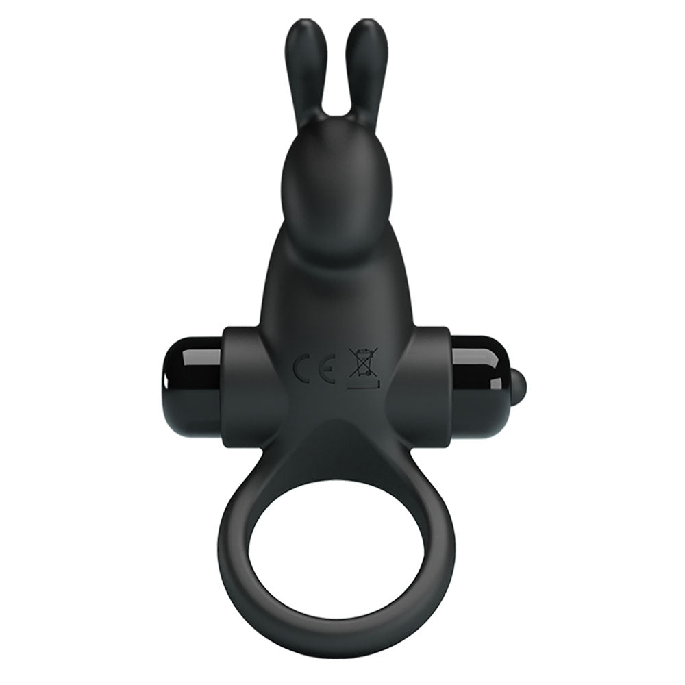 Party Up LARRY Vibrating Cock Ring - Black