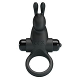 Party Up LARRY Vibrating Cock Ring - Black