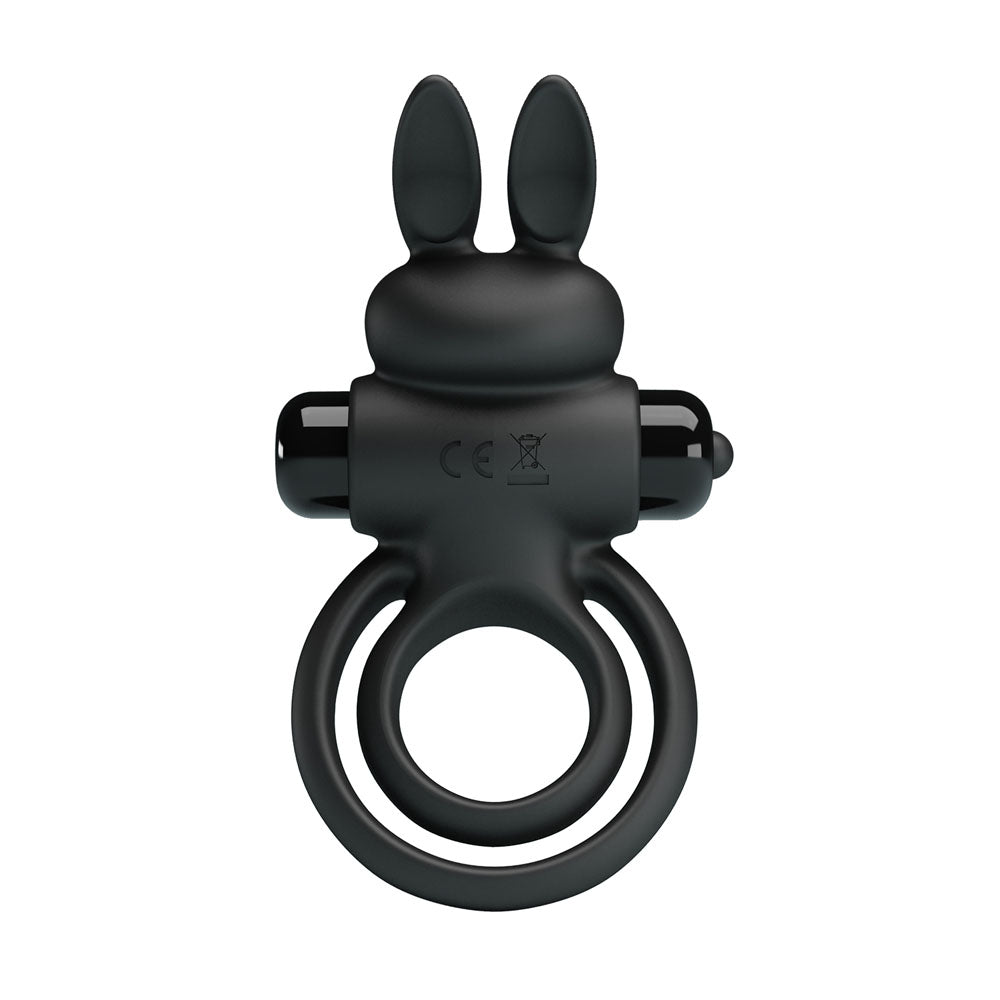 Party Up LAWRENCE Vibrating Cock Ring - Black