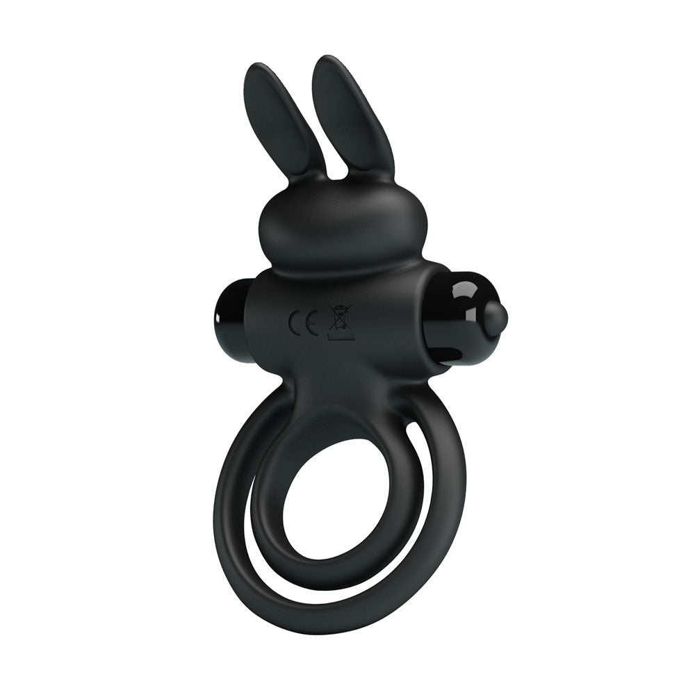 Party Up LAWRENCE Vibrating Cock Ring - Black