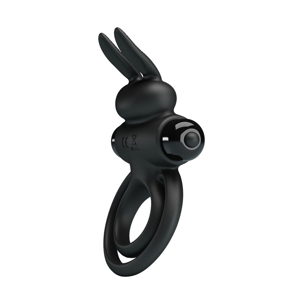Party Up LAWRENCE Vibrating Cock Ring - Black