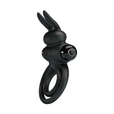 Party Up LAWRENCE Vibrating Cock Ring - Black