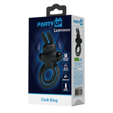Party Up LAWRENCE Vibrating Cock Ring - Black