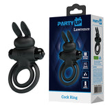 Party Up LAWRENCE Vibrating Cock Ring - Black