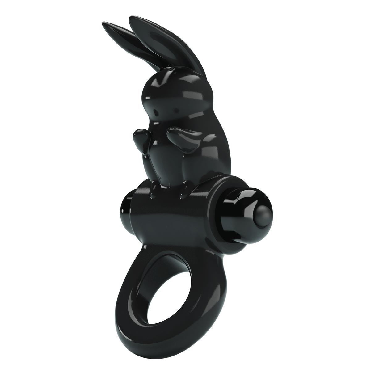 Party Up LEO Vibrating Cock Ring - Black