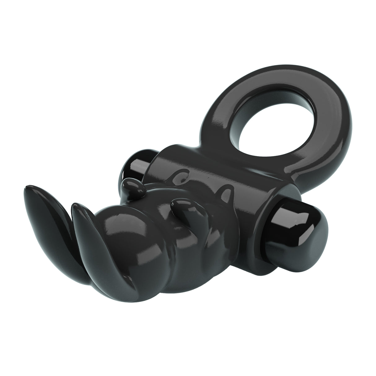 Party Up LEO Vibrating Cock Ring - Black