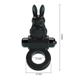 Party Up LEO Vibrating Cock Ring - Black