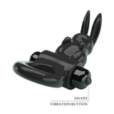 Party Up LEO Vibrating Cock Ring - Black