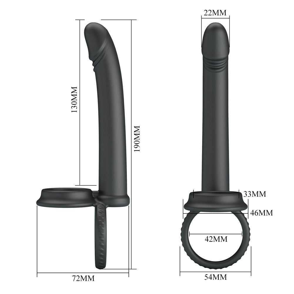 Party Up MARTIN Double Penetrator - Cock & Ball Rings