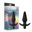 Anal Adventures Platinum Vibrating Plug - Black 12.7 cm (5'') Vibrating Butt Plug - Naughty by Nature Adult Store