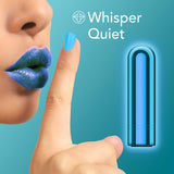 Kool Vibes - Rechargeable Mini Bullet - Blueberry - Blueberry 6.4 cm USB Rechargeable Bullet - Naughty by Nature Adult Store