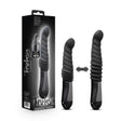Temptasia Lazarus Thrusting Dildo - Black 25.4 cm USB Rechargeable Thrusting Dildo - Naughty by Nature Adult Store
