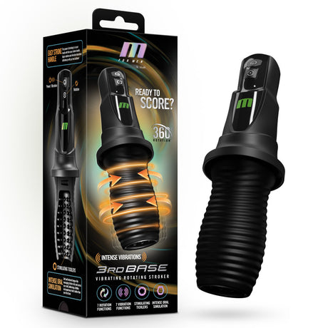 M For Men - 3rd Base - Vibrating & Rotating Auto Stroker