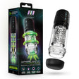 M For Men - Whirlwind Pro - Clear USB Rechargeable Rotating & Sucking Auto Stroker - Naughty by Nature Adult Store