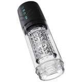 M For Men - Whirlwind Pro - Clear USB Rechargeable Rotating & Sucking Auto Stroker - Naughty by Nature Adult Store