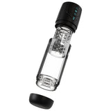 M For Men - Whirlwind Pro - Clear USB Rechargeable Rotating & Sucking Auto Stroker - Naughty by Nature Adult Store