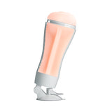 CRAZY BULL FLORA Vibrating Stroker - Flesh Squeezeable Vagina